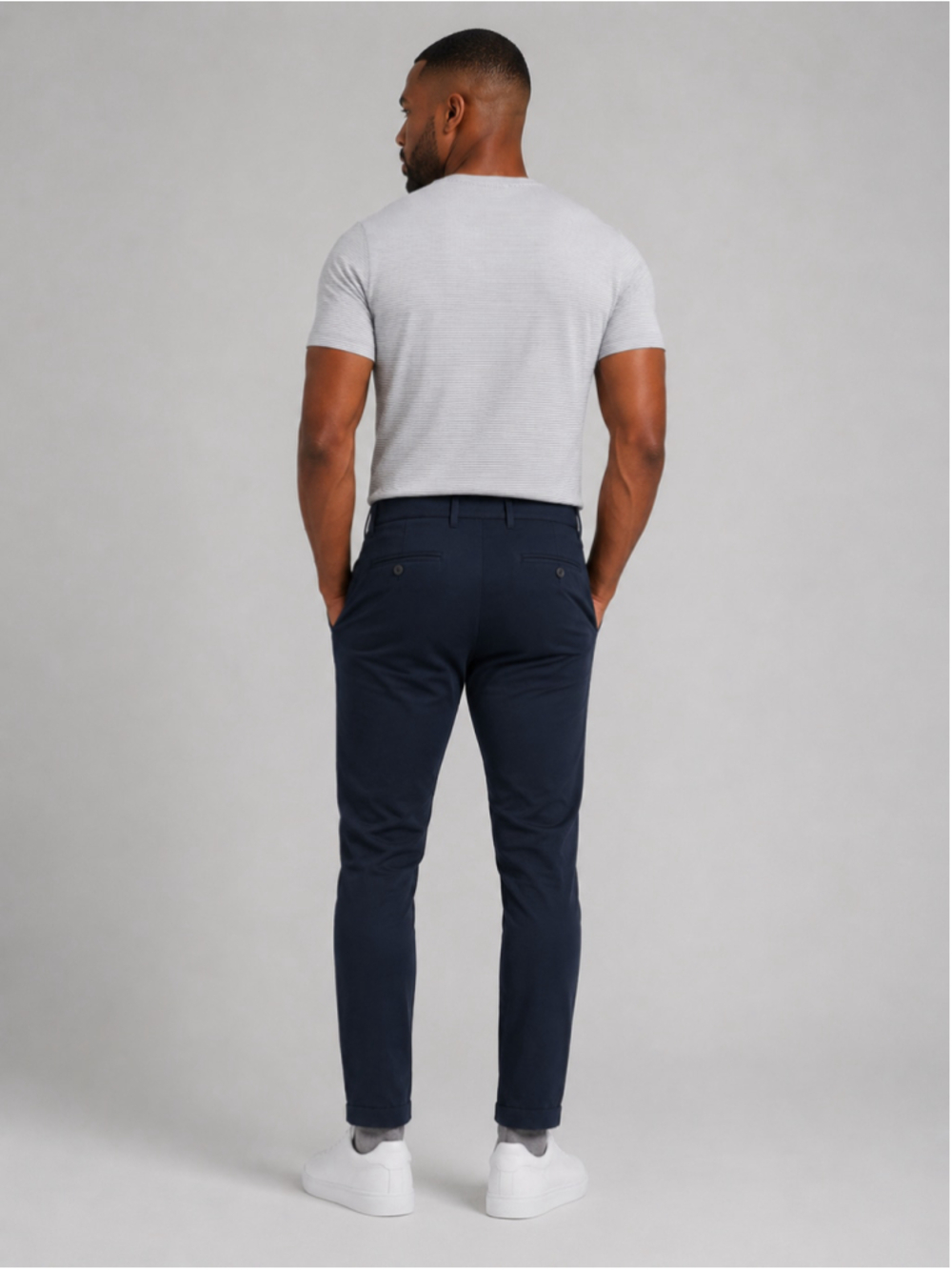 Old Navy Navy Blue Athletic Chino Pants – Men’s Size 34x36 - Picture 3 of 8